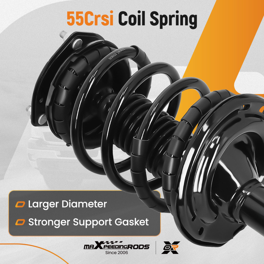 Front OE Replacement Suspension Shock Absorbers compatible for Toyota Camry 2007-2011 2.4 2.5 LITER L4