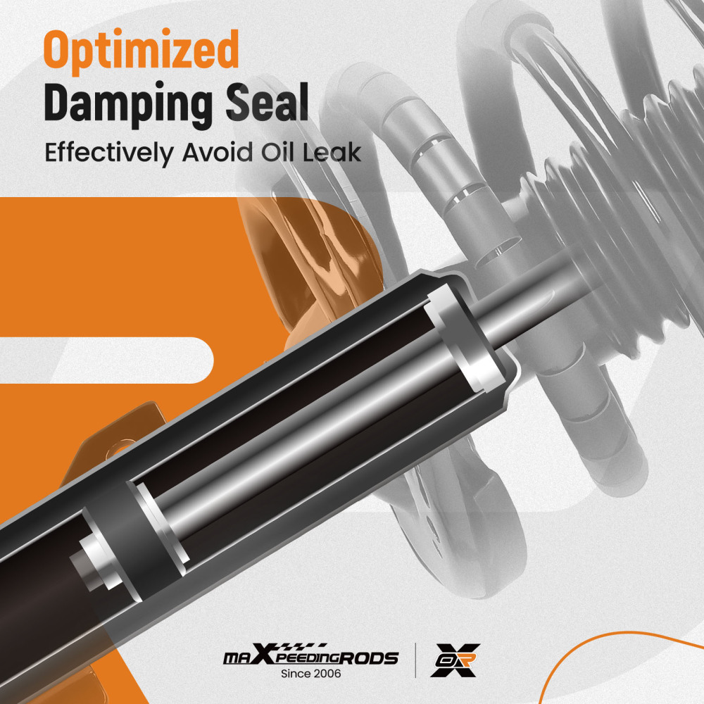 Front OE Replacement Suspension Shock Absorbers compatible for Toyota Camry 2007-2011 2.4 2.5 LITER L4