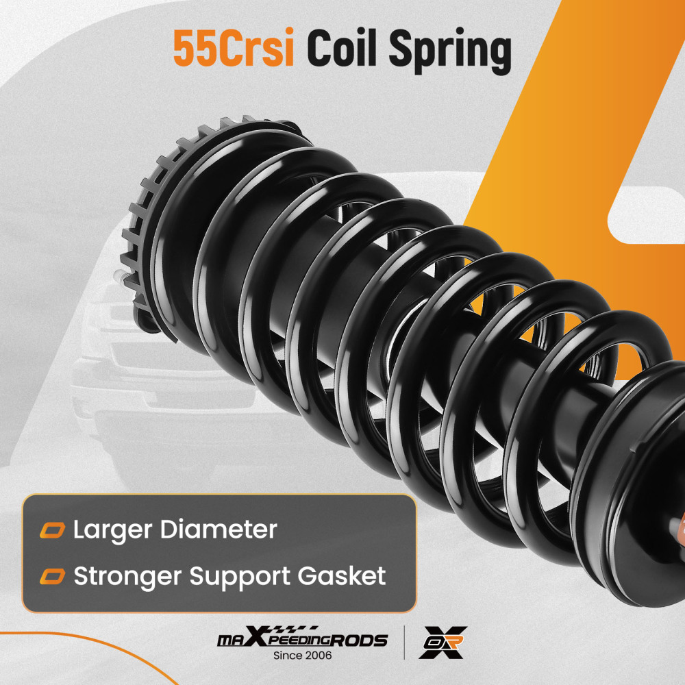 Pair Front Shock Struts compatible for Chevrolet Trailblazer compatible for GMC Envoy compatible for Buick Saab