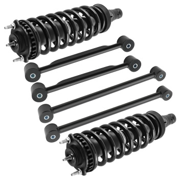 Front Complete Struts w/ Control arms For 2002-2009 compatible for Chevy Trailblazer compatible for GMC Envoy