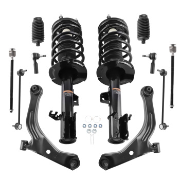 Suspension Front Struts w/Control Arms Sway Bars Kit for 2005-2009 compatible for Ford Escape