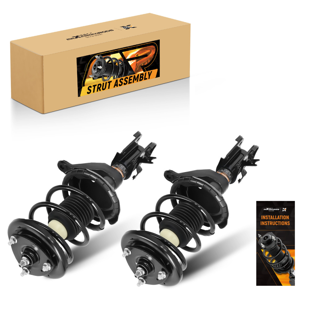 2x Front Struts w/Coil Spring Assembly Compatible For Honda Civic 2001-2005 Acura EL 01-03