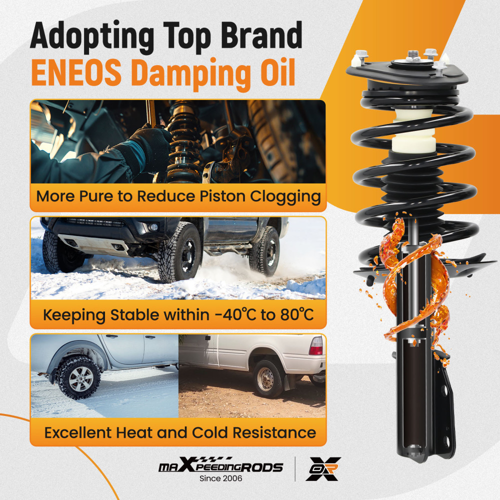 Front Shocks Struts Compatible For Cadillac Deville 2000-2005 Buick Lesabre 01-03 Aurora