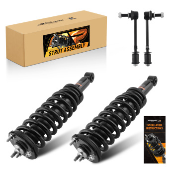 Front Quick Struts w/ Sway Bar Link compatible for Toyota Sequoia 2001-2007 4.7L