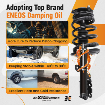 Front Suspension Shock Absorbers compatible for Toyota Avalon 2006-2012 compatible for Camry 2007-2011