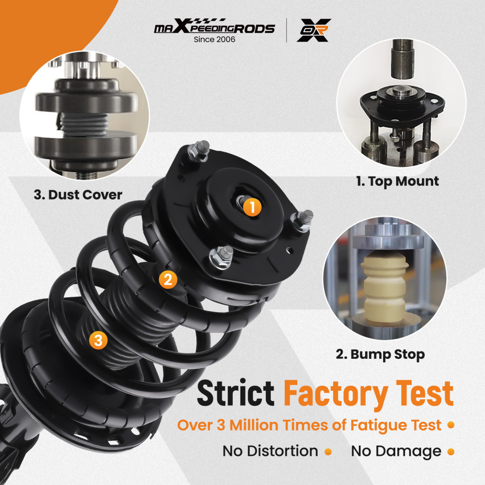 Front Suspension Shock Absorbers compatible for Toyota Avalon 2006-2012 compatible for Camry 2007-2011