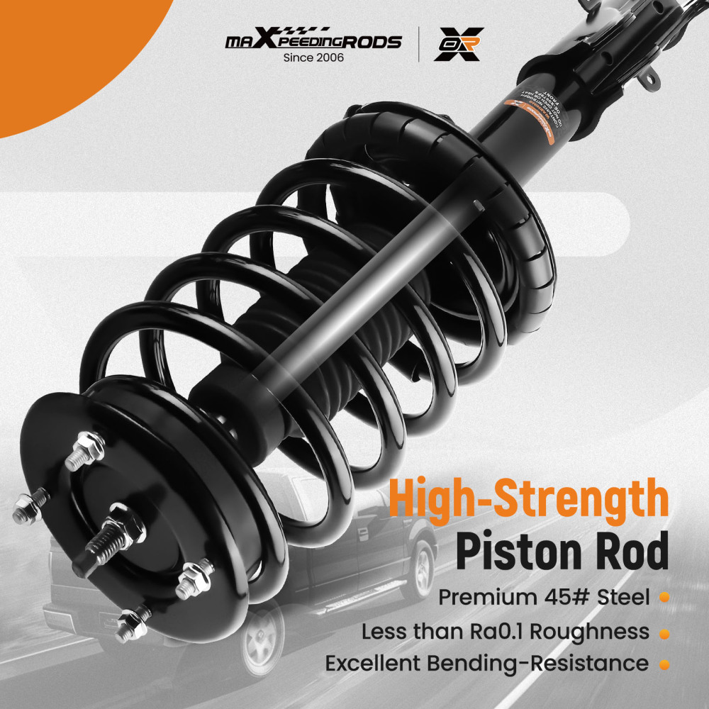 2x Front OE Replacement Shock Struts Assembly compatible for Ford Mustang 2005-2010 BASE/GT 172138