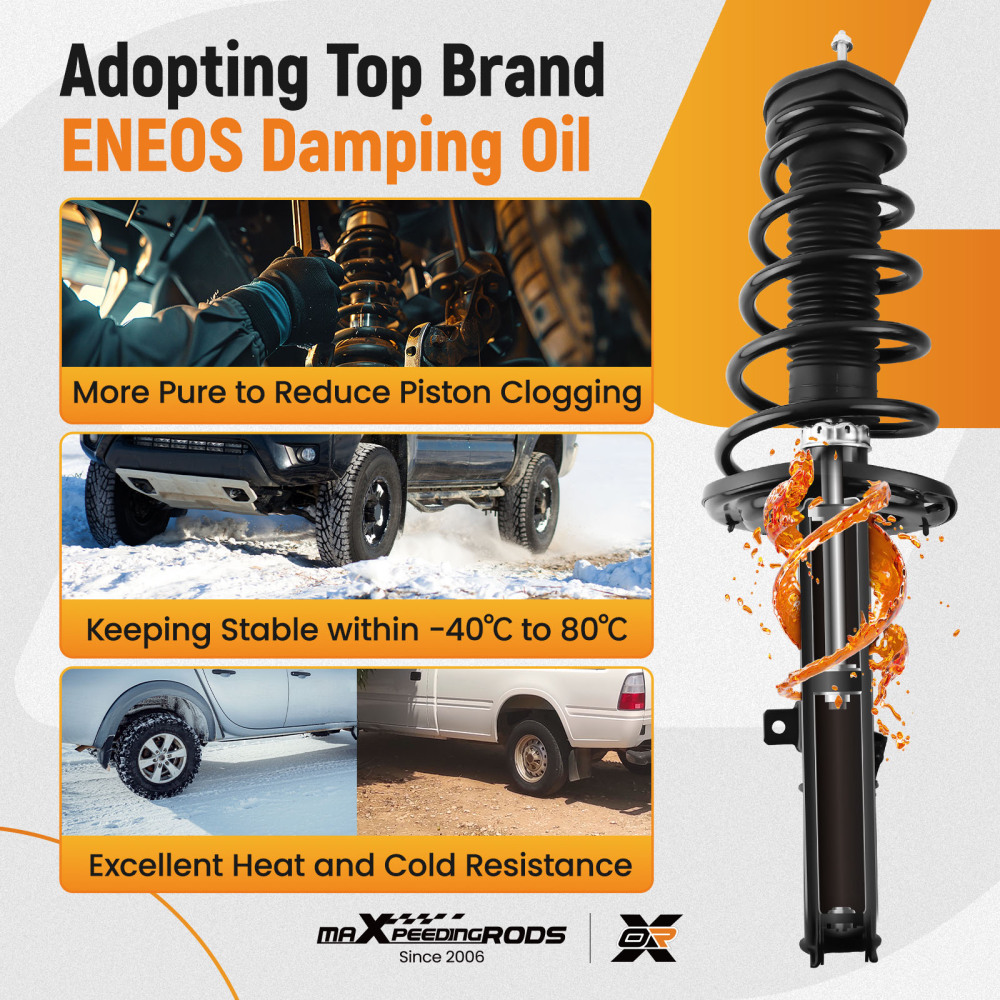 Rear Suspension Shock Absorber compatible for Toyota Camry Lexus ES330 2004-2006 133236L