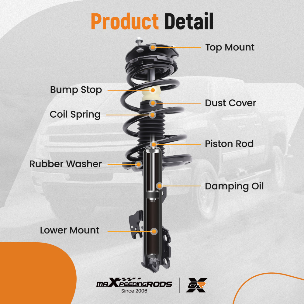 Front Strut Coil Spring Sway Bar Link compatible for Toyota Camry Solara compatible for Lexus ES330 04-06