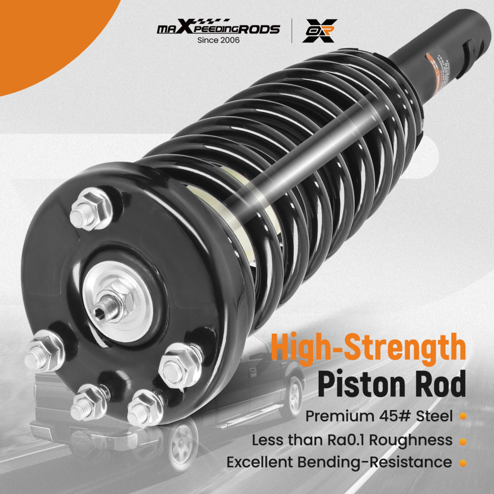 2x Front Struts w/Coil Springs Assembliy compatible for Honda Accord 2003 2004 2005-2007