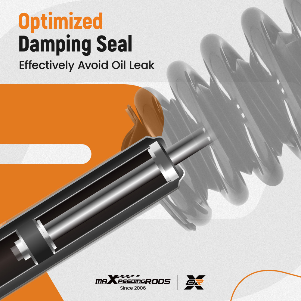 2x Front Struts w/Coil Springs Assembliy compatible for Honda Accord 2003 2004 2005-2007