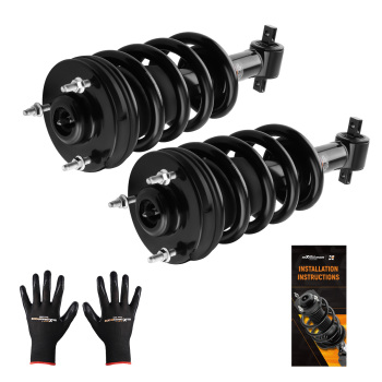 Pair Front Shock Struts w/ Coil Spring For 07-16 compatible for Chevy Suburban Tahoe GMC Yukon
