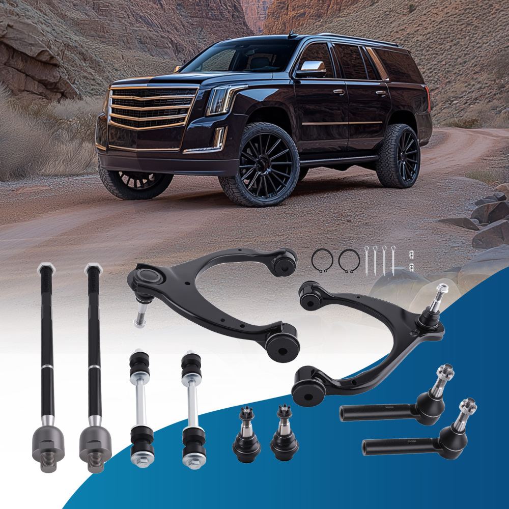 Suspension Front Struts Control Arms Tie Rods compatible for Chevrolet Tahoe 2015-2016
