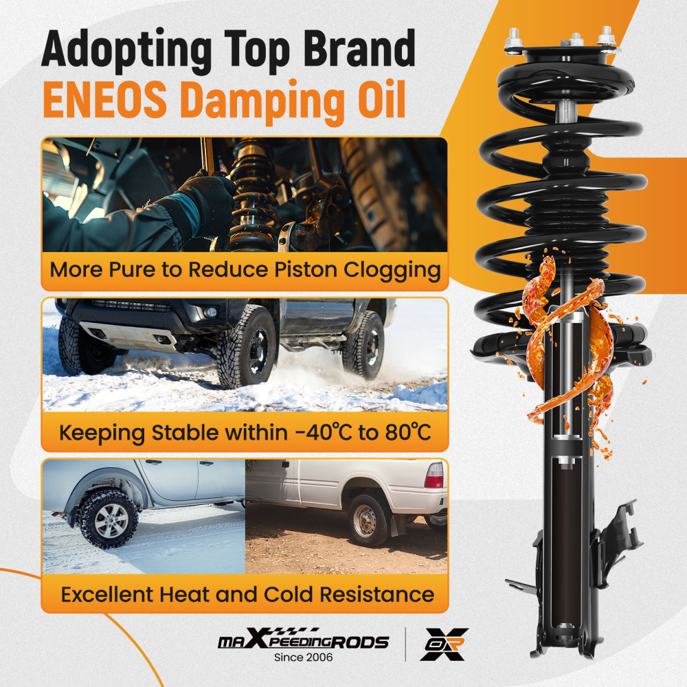 Front Suspension Shock Absorber compatible for Nissan Sentra 2002-2006 BASE/S/SE-R 172106