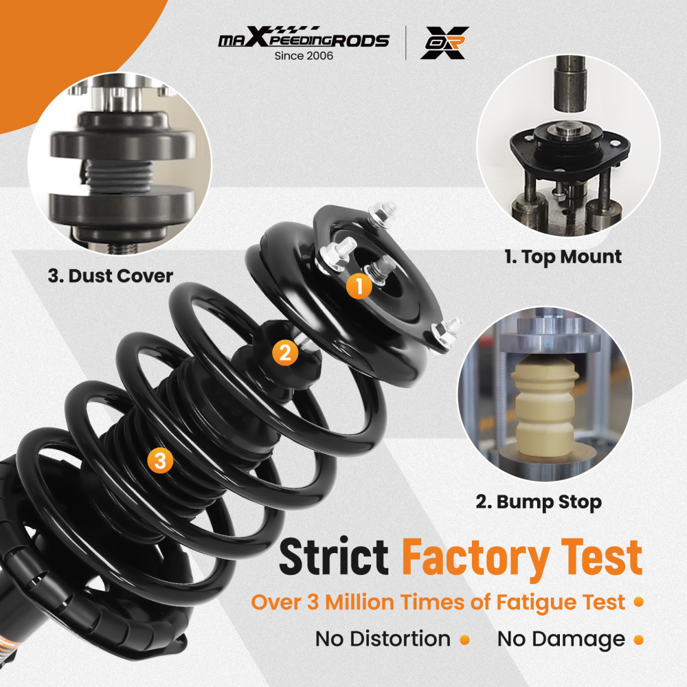 Front Suspension Shock Absorber compatible for Nissan Sentra 2002-2006 BASE/S/SE-R 172106