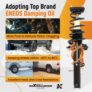 Rear OE Replacement Suspension Shock Absorber compatible for Toyota Corolla 1993-2002 compatible for GEO Prizm 1993-1997