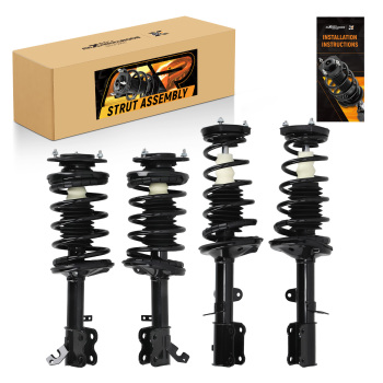 Front Rear Struts Spring Assembly for 1993-2002 compatible for Toyota Corolla Chevy Geo Prizm