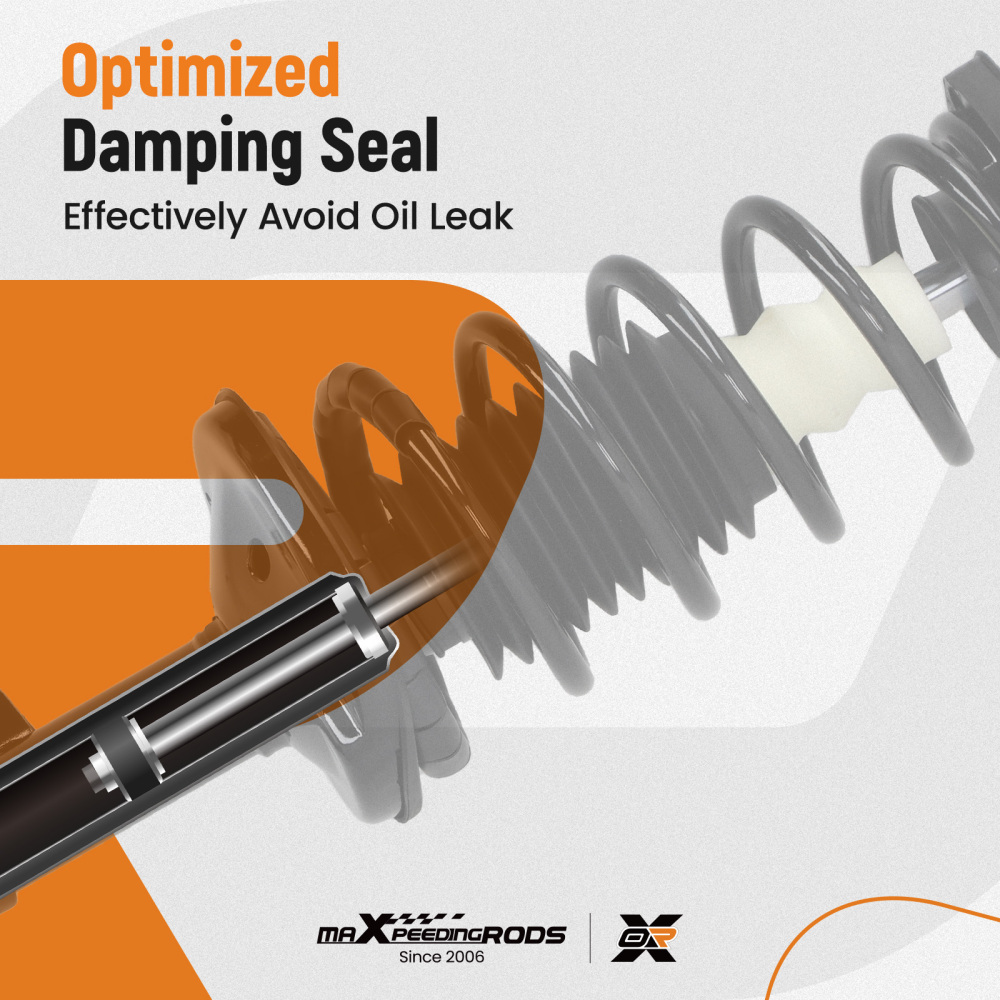 Front Rear Struts Spring Assembly for 1993-2002 compatible for Toyota Corolla Chevy Geo Prizm