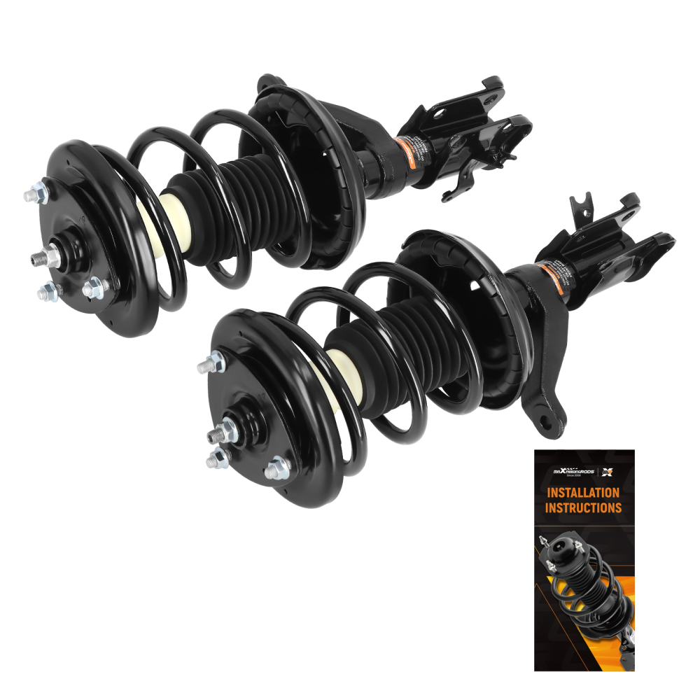 Front Struts w/ Coil Springs compatible for Honda Civic 2003-2005 SI/LX/EX/DX Sedan/Coupe