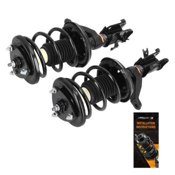 Front Struts w/ Coil Springs compatible for Honda Civic 2003-2005 SI/LX/EX/DX Sedan/Coupe