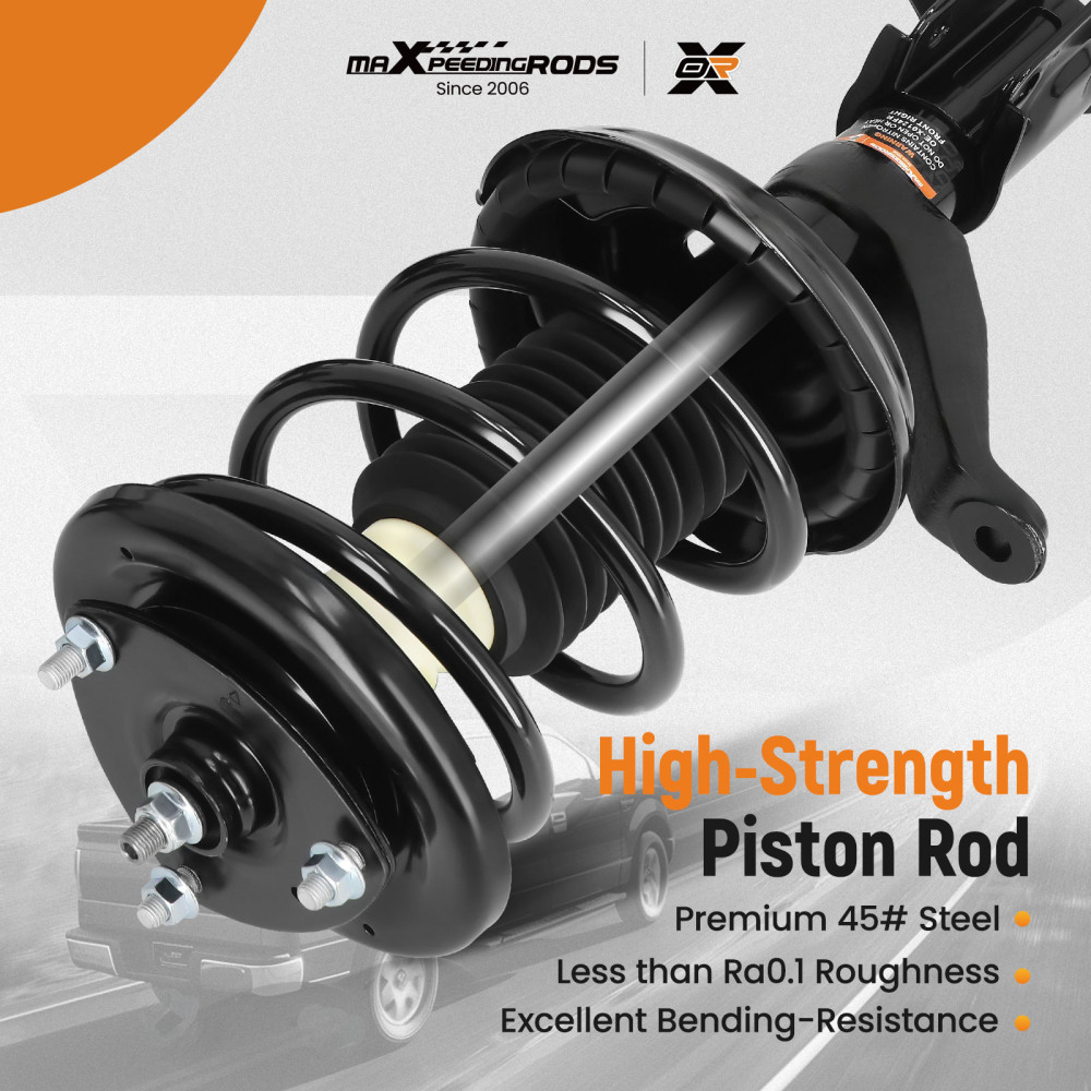 Front Struts w/ Coil Springs compatible for Honda Civic 2003-2005 SI/LX/EX/DX Sedan/Coupe