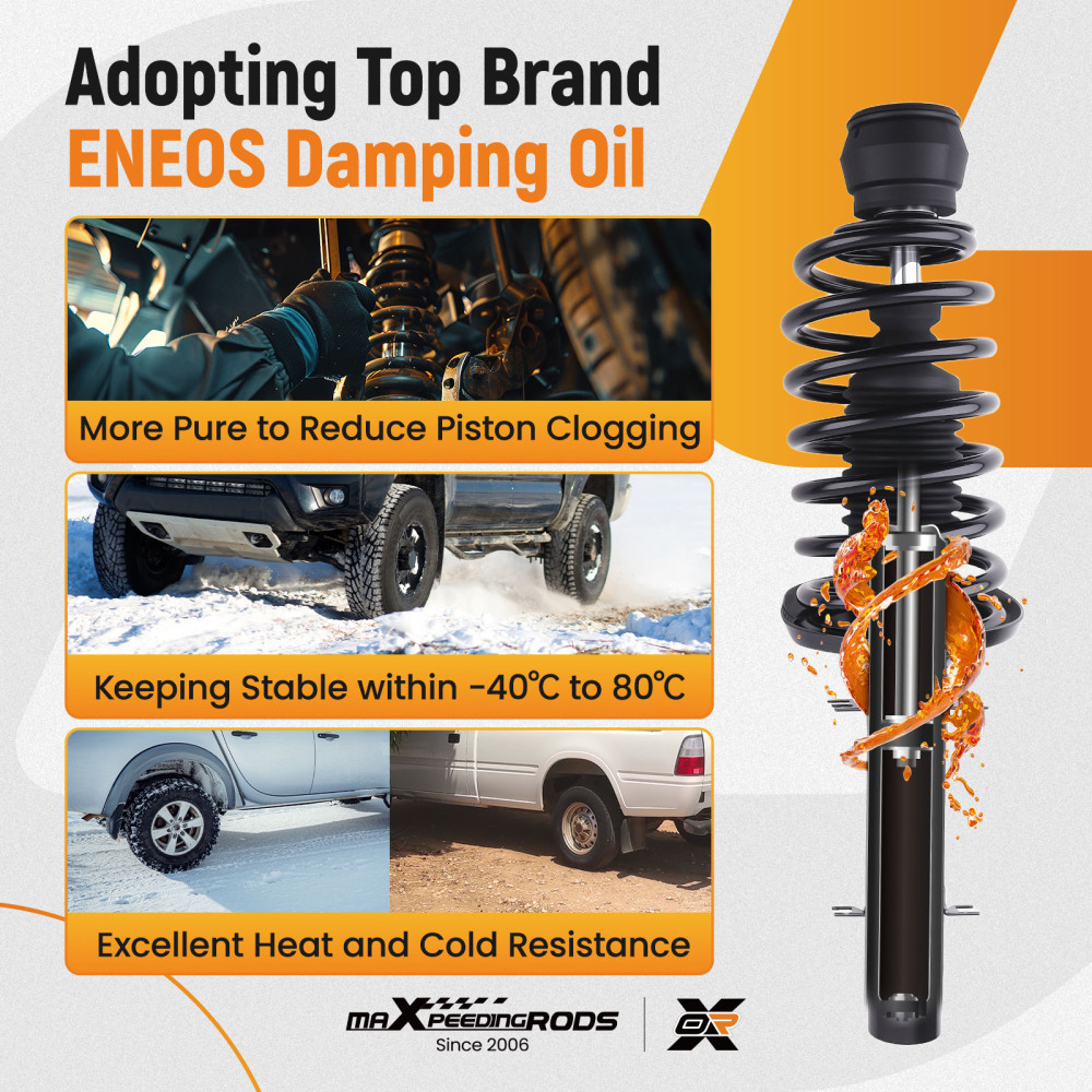 2x Jambe de Suspension Amortisseur Avant compatible pour VW GOLF 4Variant 1J 1997-2008