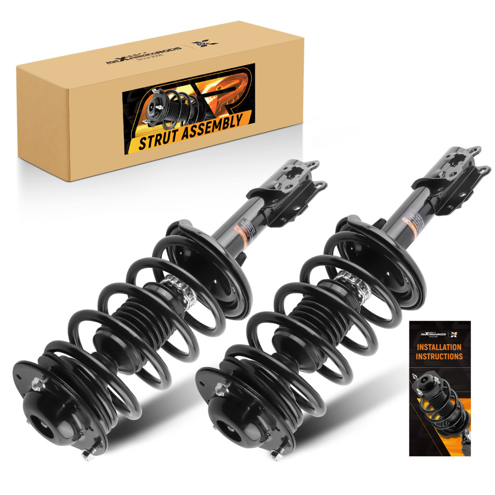 2x Front Struts w/ Coil Spring for 2004-2012 compatible for Chevy Malibu Pontiac G6 compatible for Saturn Aura