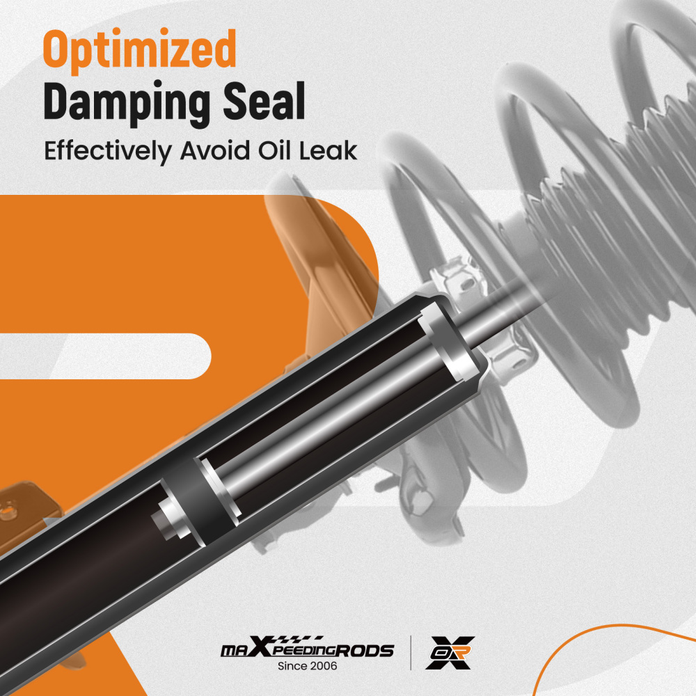 2x Front Struts w/ Coil Spring for 2004-2012 compatible for Chevy Malibu Pontiac G6 compatible for Saturn Aura