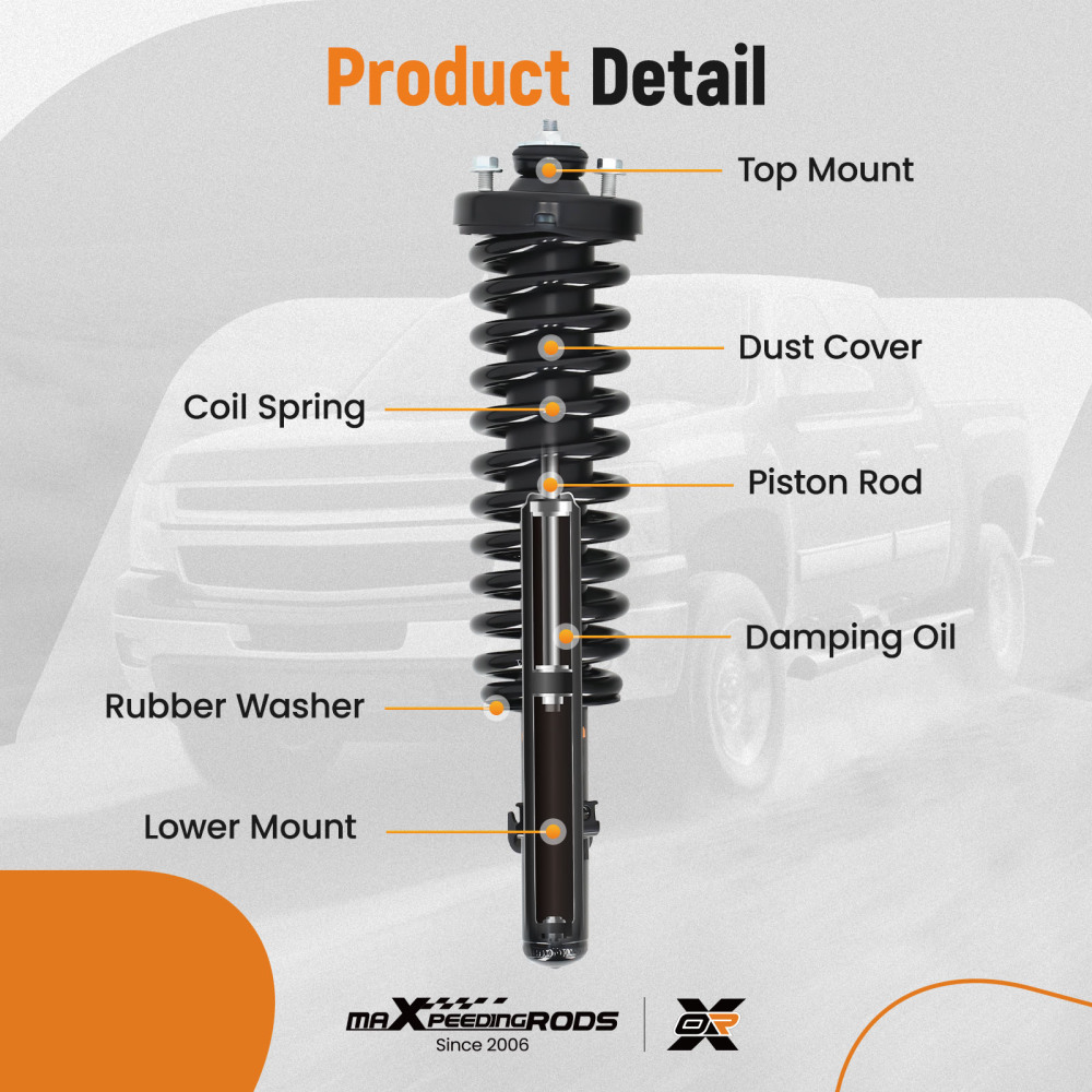 Compatible For Honda Accord 94-97 Coupe/Sedan/Wagon Maxpeedingrods OE Replacement Strut Assembly