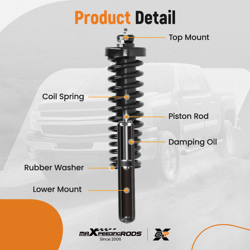 Front Strut w/ Coil Spring LeftRight For 1996-2000 compatible for Honda Civic DX/EX/HX Sedan