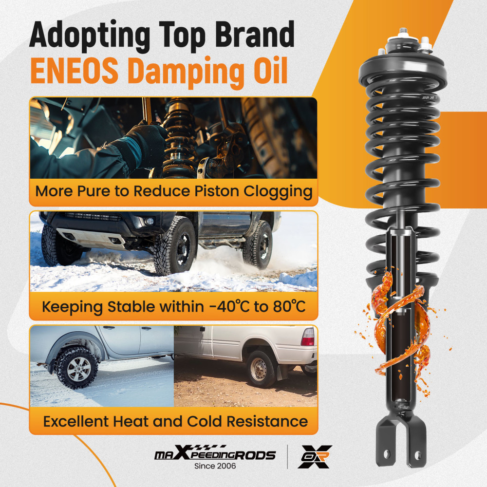 Compatible For Honda Civic 1992-1995 Maxpeedingrods OE Replacement Strut Assembly Provide Original Equipments Quality