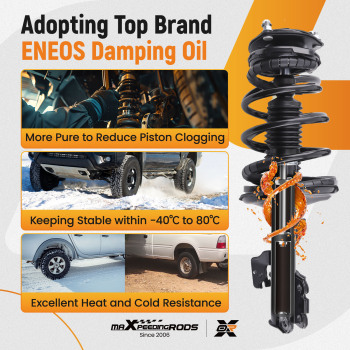 Front Suspension Shock Absorbers For 2002-2003 compatible for Toyota Camry Lexus ES300 2332368R