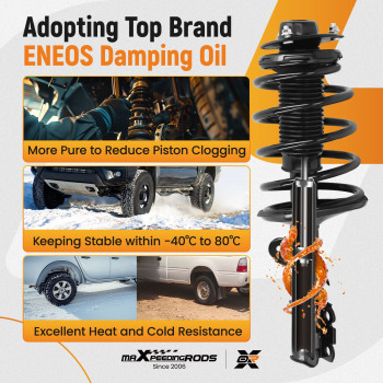 Front Suspension Shock Absorbers compatible for Toyota Sienna 1998-2001 2003 171437 171438