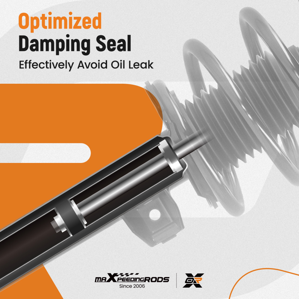 Front Suspension Shock Absorbers compatible for BMW 325i sedan 2001 2002 2003 2004 2005