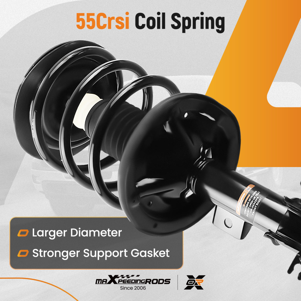 Front Struts w/ Coil Springs Assembly compatible for Nissan Maxima 2004 2005 2006 2007 2008