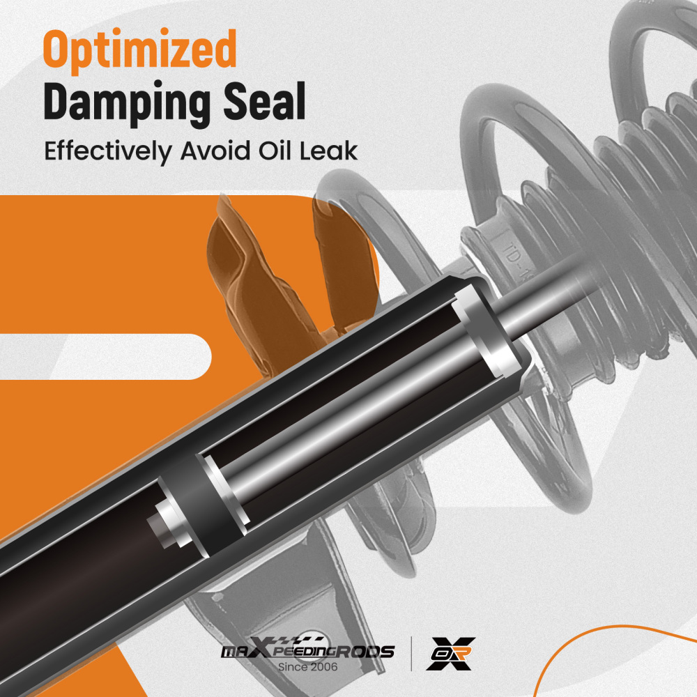 Suspension Front Strut Control Arms Sway Bar compatible for Volkswagen Golf 10-14