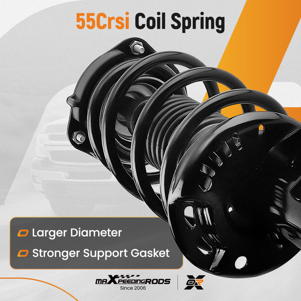 Front Strut Coil Spring Control Arms Assembly compatible for VW Beetle 2012-2017 TDI GSR