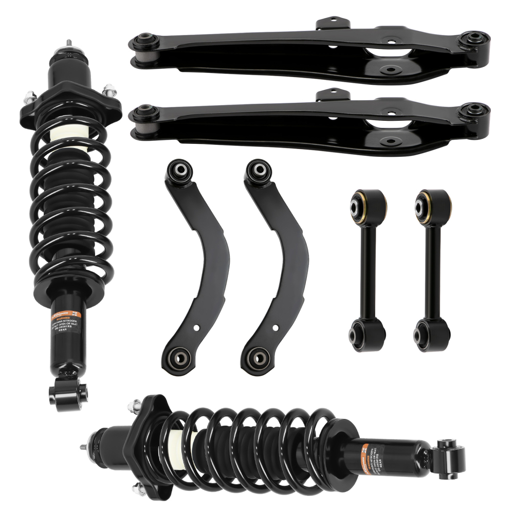 Rear Strut Rear Upper Lower Control Arm Lateral Toe Arm compatible for Dodge Caliber 07-12