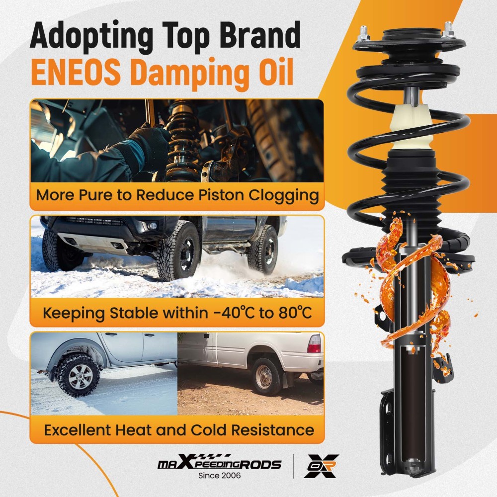 Front Suspension Shock Absorber Strut For 2005 2006 2007 2008 2009 2010 compatible for Scion Tc