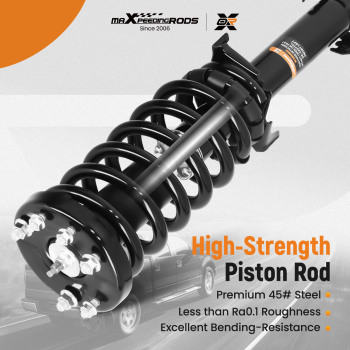 2pcs Front Struts w/Coil Spring Assembly compatible for Honda Accord 2008-2012 3.5L V6