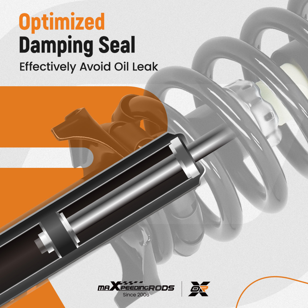 2pcs Front Struts w/Coil Spring Assembly compatible for Honda Accord 2008-2012 3.5L V6