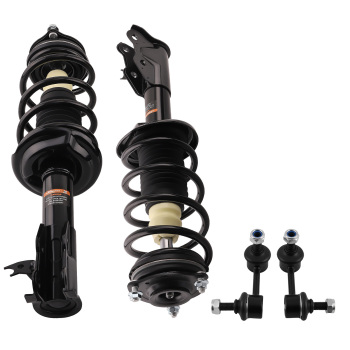 4x Front Complete Struts Sway Bar Links Kit for 2006-2011 compatible for Honda Civic compatible for Acura CSX