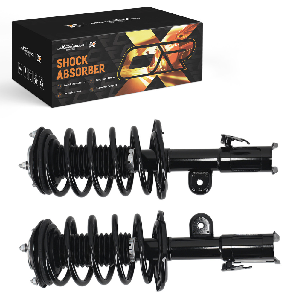 Front Struts with Coil Spring Assembly compatible for Toyota Prius 2010-2015 172689 172688