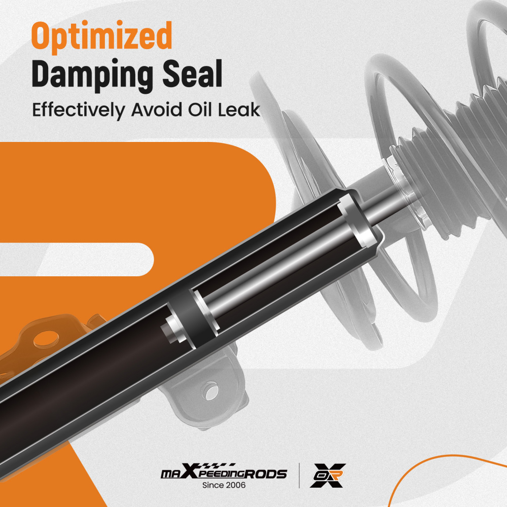 Front Suspension Shock Absorbers For 2006-2010 2011 2012 compatible for Toyota RAV4 2.5LITER L4