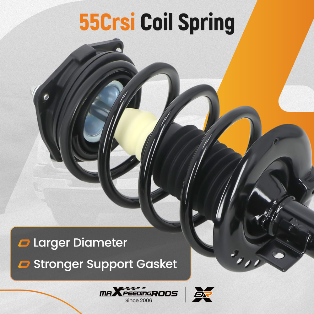 Front Suspension Shock Absorber compatible for Nissan Sentra 2007-2011 2012 BASE/S/SL/SR