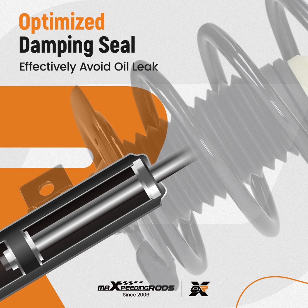 Front Suspension Shock Absorber compatible for Nissan Sentra 2007-2011 2012 BASE/S/SL/SR