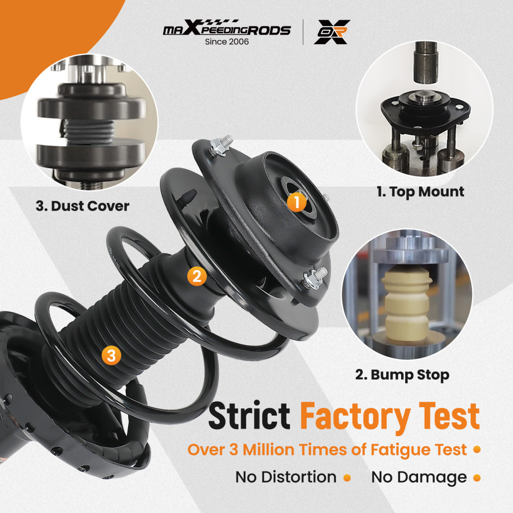 Front Suspension Shock Absorber compatible for Subaru Impreza 2008-2011 2.5i/2.5i Premium