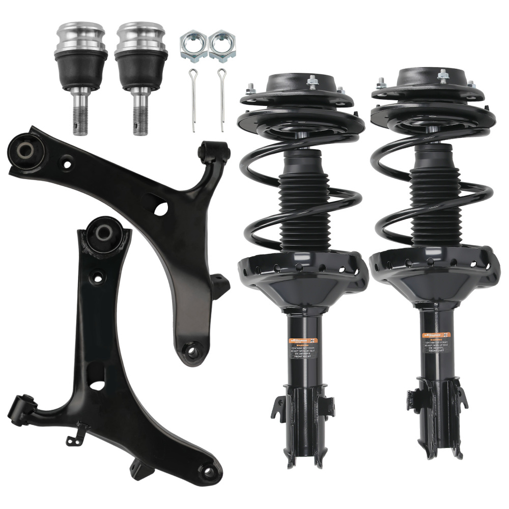Front Strut + Front Lower Control Arms compatible for Subaru Impreza 2008 2009 2010 2011