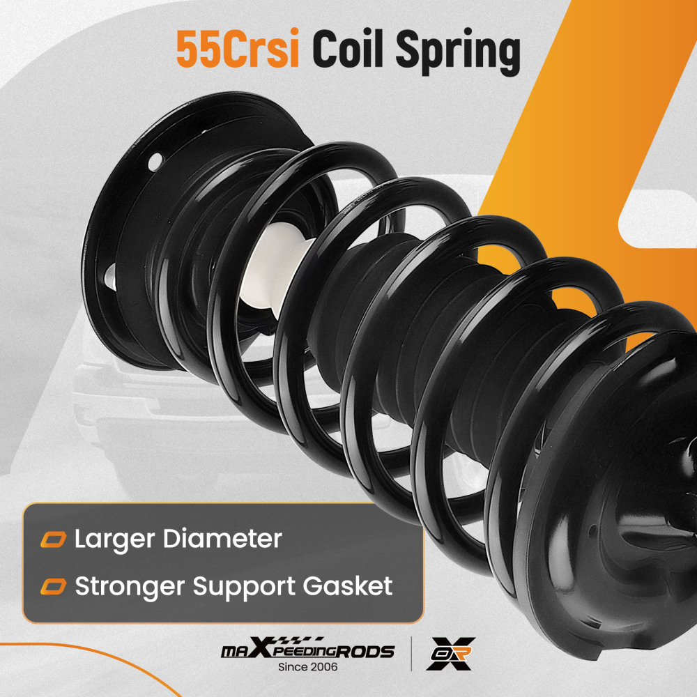 Front Struts w/ Coil Springs for 2007-2017 compatible for Chevy Equinox GMC Terrain 172527