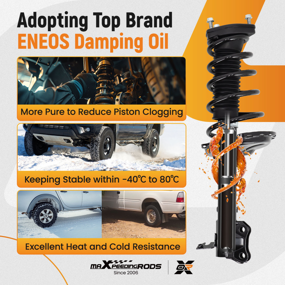 Rear Suspension Shock Absorber compatible for Lexus RX330 2004 2005 2006 RX350 2007 AWD